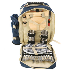 Sac à dos de pique-nique Chinadug pour 4 personnes, sac isotherme pour repas en plein air avec rangement pour la vaisselle - Product Image 5
