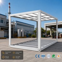 Rumah Kontainer Modular Prefabrikasi Baja yang Dapat Disesuaikan dan Dilepas Pasang, Desain Model 3D Modern Abad Pertengahan, Pemasangan Cepat untuk