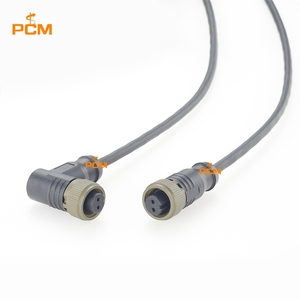 Cable MIL-C-5015 de <span class=keywords><strong>2</strong></span> pines hembra a hembra en ángulo recto, especificación militar MS3106-14S-9S para equipos de prueba de sensores industriales y acelerómetros - Product Image 6