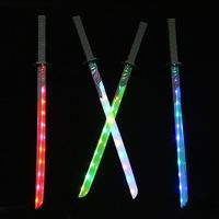Épée magique arc-en-ciel Kangying avec détection de gravité, éclairage et musique, jouet en plastique pour enfants
