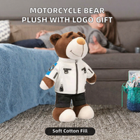 Peluche Ours Motard Personnalisable – Cadeau Promotionnel pour Concessionnaires 4S