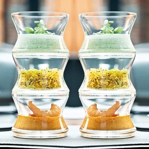 Ensemble de bols <span class=keywords><strong>à</strong></span> crème glacée en verre, empilable, 6/8oz, verre <span class=keywords><strong>ramequin</strong></span>, dessert, noix, salade de fruits, vente en gros - Product Image 3