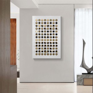 Modern 3D sanat duvar dekor basit soyut ahşap oyma asılı resimler duvar sanatı - Product Image 1