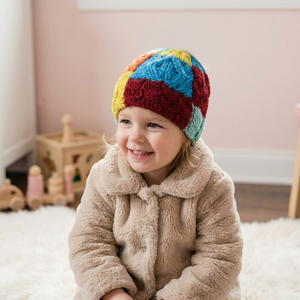 Chapeau beanie pour <span class=keywords><strong>femme</strong></span>, très beau, fait main, tricoté, à carreaux, coloré, en tricot épais, pour le travail et les voyages, design tendance - Product Image 6