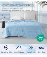 Parure de lit de luxe en bambou Balix Wholesale, drap-housse 300TC à poches profondes de 16 pouces, drap de lit en bambou rafraîchissant et solide