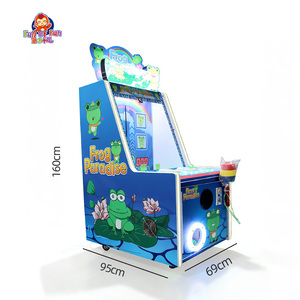Frog <span class=keywords><strong>Paradise</strong></span> Whack <span class=keywords><strong>a</strong></span> Frog, jeu d'arcade à monnayeur pour enfants, jeu de frappe au marteau avec récompense par <span class=keywords><strong>ticket</strong></span>, pour aire de jeux - Product Image 1