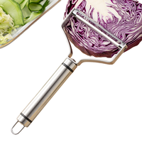 Dunschiller Groenten Fruit Rvs Rvs Mes Kool Raspen Salade Aardappelsnijder Keuken Kookgereedschap Brede Mond