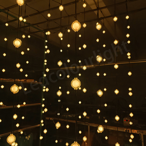 Led 36 & 50mm <span class=keywords><strong>Disco</strong></span> 3D pixel Ball Light Led Addressable RGB Ball String DMX Stage Lights for Clud Stage DJ KTV Decoration Lighting - Product Image 1