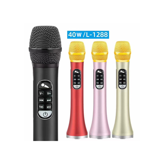 New Design Proolin L-1288 40W Speaker Portable Karaoke Microphone