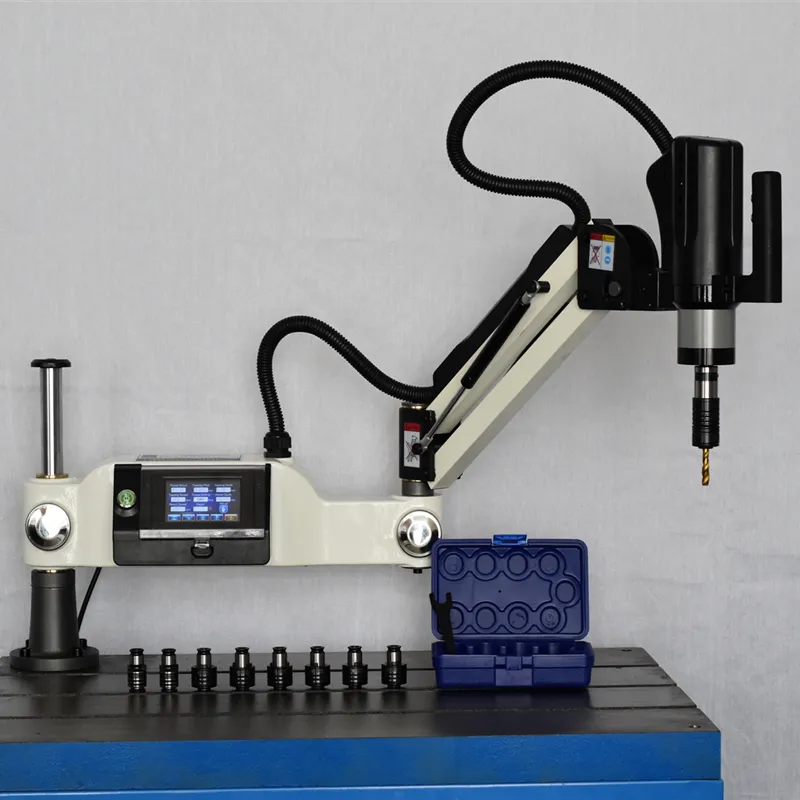 CNC-Gewindes chneid maschine Bohren Automatische und elektrische pneumatische Bohrmaschine Vertikale Servomutter-Kopf bohrmaschine