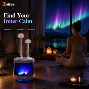 Humidificador Aurora <span class=keywords><strong>Volcano</strong></span> de 300 ml con Simulación de Llama 3D, Difusor de Aroma Inteligente con Niebla Fría y Luces de Arcoíris Dinámicas - Product Image 6
