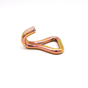 Chất lượng cao 2 "/ 3000kg Hợp kim kẽm đôi J móc cho Tie xuống đóng gói dây đai Ratchet dây đeo - Product Image 4