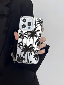 Funda de Teléfono con Diseño de Matrícula Vintage para iPhone 17 16 15 14 13 Pro Max, Estilo Retro Americano, Antigolpes, de TPU Suave - Product Image 3