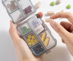 Organizador de Pastillas, Mini Caja de Almacenamiento de Tabletas, Estuche Portátil Pequeño para Pastillas, Contenedor para Viajes - Product Image 3