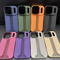 Coque de téléphone respirante à dissipation thermique pour iPhone 18 Pro, étui de refroidissement en maille nid d'abeille pour iPhone 17 Pro Max