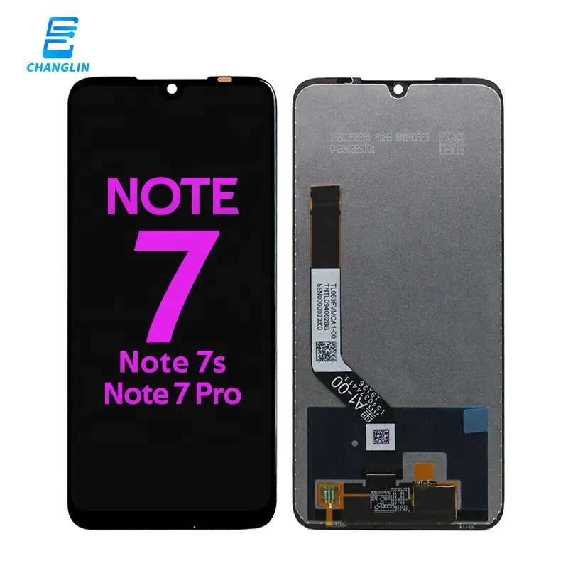 مورد شاشات الكريستال السائل لشاشة redmi digitizer note 7s tianma لاستبدال xiaomi note 7 pro