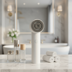 Custom Logo Electric Ultrasonic Rotating <strong>Face</strong> Cleansing Brush Handheld Portable 3 Head Black Head Remover Deep Cleaning Hands - Product Image 2
