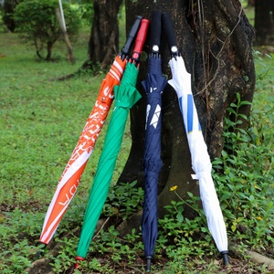 Oversize 30 Inch <b>Windproof</b> Straight Vented Golf Green <b>Umbrella</b> Lightweight Fiberglass Ribs Semi-Automatic UV Protection Lifetime - Product Image 5