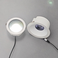 Plafonnier encastré LED anti-éblouissement Lendian, spot COB en aluminium pour salle de bain, cuisine, salon