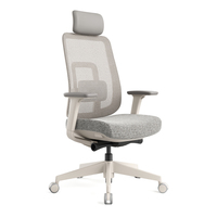 Chaise de bureau moderne réglable en hauteur, pivotante, ergonomique avec support lombaire, confortable, en maille, pour personnel, bureau à domicile et atelier