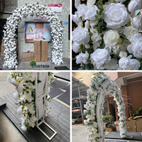 Toile de fond en PVC personnalisable avec fleurs de cerisier blanches pour mariage, remise de diplômes de Noël ou décorations du nouvel an chinois
