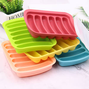 Moule à saucisses en silicone de qualité alimentaire pour la cuisson domestique, support carré pour hot-dogs, outil de cuisine pour gâteaux DIY - Product Image 5