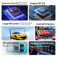 Autostereo 9 pulgadas Android 13 para Audi R8 2007-2015 Radio de coche unidad principal de navegación GPS reproductor Multimedia Audio ESTÉREO