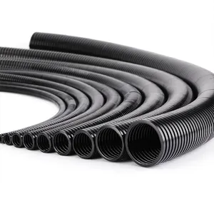 Pa Standaard Ad15.8 30Mm Plastic Flexibele Gegolfde Buis Polyamide Kunststof Flexibele Buis