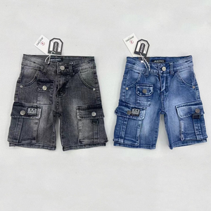 Venta caliente Verano Niños Jeans Manta Jeans Bermudas Pantalones cortos Niños Estilo simple Niños Jeans al por mayor - Product Image 1