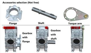 Motore passo-passo <span class=keywords><strong>NEMA34</strong></span> 86mm con ingranaggio a vite senza fine con cambio RV040 a 20 rapporti - Product Image 5