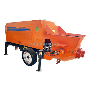 Diesel/bomba concreta móvel pequena da máquina concreta portátil diesel/elétrica da bomba para a construção - Product Image 4