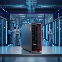 Workstation ThinkStation P8 yang Andal dengan Prosesor AMD Ryzen Threadripper PRO 7995WX 96-Core, RTX 5000 Ada, 32GB, dan SSD 2TB