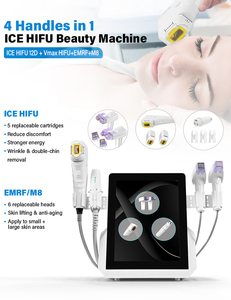 Nouvel appareil de beauté <span class=keywords><strong>Vamx</strong></span> 4-en-1 M8 Ice Hifu 2025 avec micro-aiguilles RF pour lifting du visage et élimination des graisses - Product Image 3