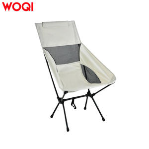 Silla de Playa Plegable Portátil Woqi 43x43x88cm, Respaldo Alto, para Exteriores, Camping, Picnic, Jardín - Product Image 2
