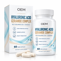 Capsules de Complexe Acide Hyaluronique et Céramide pour une Vie Active – Beauté Intérieure, Soutien de la Barrière Cutanée – OEM ODM Marque Privée Vente en Gros