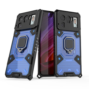 Béquille magnétique hybride étui de téléphone pour <span class=keywords><strong>Xiaomi</strong></span> Mi 11 Ultra support de voiture étui rigide Transparent - Product Image 4