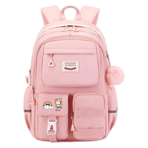 School Backpacks for Teen Girls - Laptop Backpacks 15.6 Inch College Cute Bookbag Anti Theft Women Casual Daypack,Pink Backpack - Product Image 1