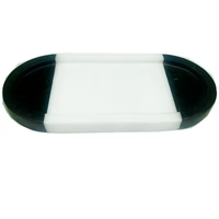 Nodic Style pierre naturelle marbre chocolat plateau de service luxe bijoux plateau de rangement décor à la maison mariage décoration plats assiettes