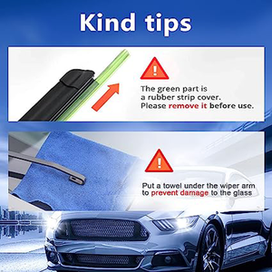 <span class=keywords><strong>Essuie</strong></span>-<span class=keywords><strong>glace</strong></span> souple de voiture classique 100% Adaptateur de pare-brise Multifit compatible avec tous les modèles - Product Image 6