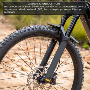 Vélo de montagne électrique de 29 pouces, suspension intégrale, moteur central de 250 W, batterie au lithium 36 V, frein à disque hydraulique, E-MTB - Product Image 2