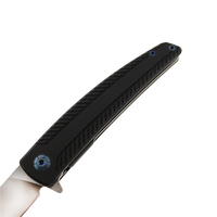 Couteau pliant de poche, lame en acier inoxydable 7Cr, manche G10, tactique, combat, survie, camping, EDC, personnalisable OEM