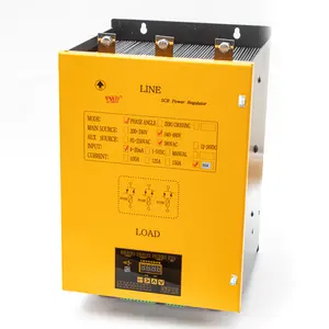 Vente chaude AC 220V-380V contrôleur de puissance triphasé 50Hz SCR thyristor régulateur de puissance 220v