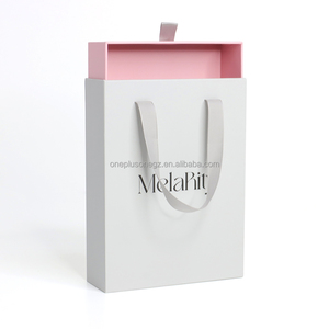 Custom Cardboard Gift <b>Box</b> for Watches Rigid Paper Sliding Jewelry Drawer with Sponge Lining UV Matt Lamination Handle Included - Product Image 6