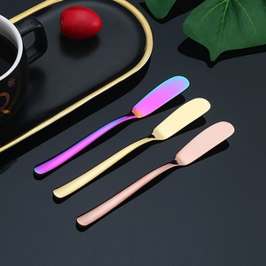 Cuchillo para Mantequilla French Moonlight, el Más Vendido, de Acero Inoxidable con Recubrimiento PVD, para Servir Comida Occidental, Mermelada y <span class=keywords><strong>Queso</strong></span> - Product Image 2