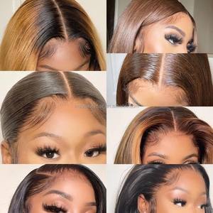 5 X5 HD Lace Perücke, Bleach Kont Virgin Echthaar Glueless, Nagel haut ausgerichtet peruanisches Haar HD Lace Frontal Perücken für schwarze Frauen - Product Image 6