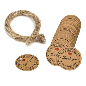 100 pz/borsa Design gratuito all'ingrosso <span class=keywords><strong>grazie</strong></span> per il Tag per il supporto della mia decorazione della scatola regalo aziendale - Product Image 6