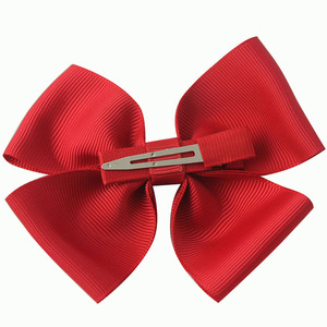 Fiocco per capelli a farfalla <span class=keywords><strong>con</strong></span> nastro in Grosgrain tinta unita <span class=keywords><strong>con</strong></span> fascia per capelli <span class=keywords><strong>con</strong></span> clip - Product Image 5
