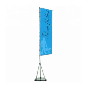 Fiberglass beach flag pole holder/Outdoor Fiberglass feather flagpole/Fiberglass teardrop flag poles