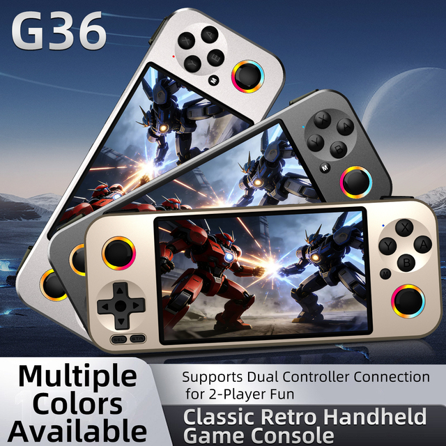 G36 Gaming Handheld Retro Gaming Console Video Game Console Game Mini Game Console Consola De Videojuego Handheld Game Player