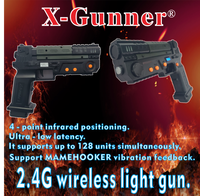 Pistola de Luz Inalámbrica X-GUNNER para Videojuegos y Simulador de Arcade para PC